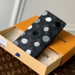ルイヴィトンコピー 草間彌生コラボ  モノグラム ブラザ 長財布  M81932