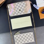 ルイヴィトン コピー ダミエ・アズール ポシェット フェリシー N40466 ルイヴィトン コピー ダミエ・アズール ポシェット フェリシー N40466